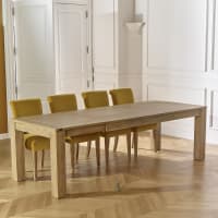 Mesa de comedor para 8/10 personas beige-Enzo cropped-2