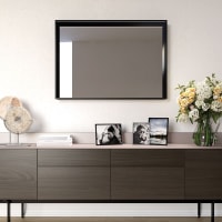Specchio rettangolare da parete, specchiera con LED, Foxydry 70x75 cm