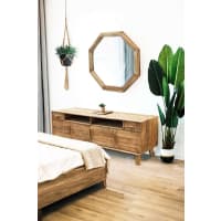 Specchio di Design da Muro in Ferro Tricolore Made in Italy