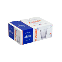 Lot De 6 Verres En Verre Résistant Forme Basse 16cl Arcade - Verres Trempés Ultra Solides