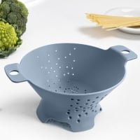Colino Pieghevole In Silicone, Set Di Filtri, Cestino Per La Frutta Portatile Salva Spazio In Cucina Facile Da Pulire 2 Misure Verde 89522133