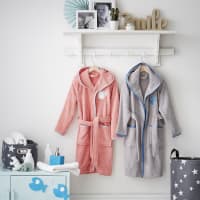 Peignoir éponge Enfant à Capuche - Doudou Sortie Bain, Confortable, Avec Ceinture, Coton