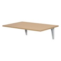 Mesa plegable de pared 60x40x20 cm madera natural