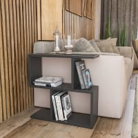 Table d'appoint 2 niveaux design scandinave marron Life | Maisons du Monde