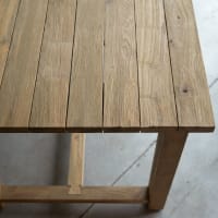 DESIGN DELIGHTS Panca Pieghevole In Legno Riciclato Massello – 112x48x28 Cm, Stile Rustico, Colore Natura Vintage - 6