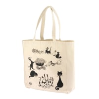 Strofinaccio Da Cucina Dubout 'Chats En Cuisine' - Ecru, 60x80 Cm, 100% Cotone, Made In France