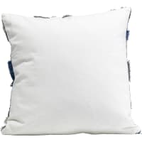 Homescapes Cuscino Rajput Grigio – Federa In Cotone A Coste 45x45 Cm – Made In Italy Coordinato Copriletto