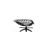 Dandibo 96449 Set 2 Sgabelli Per Fiori In Metallo Nero - Portavasi Altezze 28 E 33 Cm, Per Piante Da Interno Ed Esterno