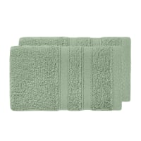 3 grandes serviettes invité zéro twist 560 g/ bleu nuit 40x60 cm Sensoft | Maisons du Monde