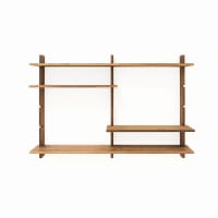 QEEIG Mensole A Parete Sospese, Set Da 3, Marrone Rustico, 25,4x40,6 Cm, Profondità 25,4 Cm, Supporto Fino A 10 Kg