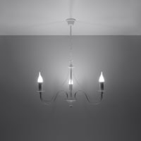 support à bougies - 33 cm - noir