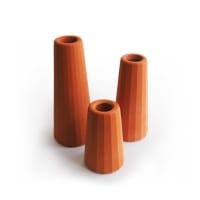TERRA Vaso 42 Litri In Polipropilene: Dimensioni 45x45x35 Cm, Colore Terracotta, Con Sottovaso Incluso - 4