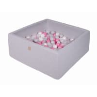 Piscine à Balles Bébé 90x30cm Avec 200 Boules - Piscine Enfant MISIOO Pour Jeu Et Développement Sensoriel