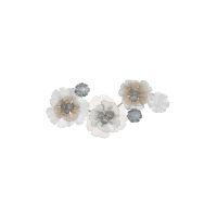 Tableau Verre Kare Design Femme Fleurs Papillons 150x100cm - Décoration Murale Fantaisie
