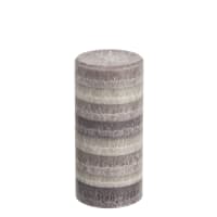 Candeliere In Legno Di Mango Con Perline – Mud Pie, Marrone Chiaro, 10x17 Cm