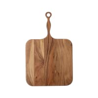 Tagliere Da Presentazione In Legno Di Mango Dune Noir - 58 Cm, Design Elegante, Per Cene E Decorazioni (Marrone/Bianco/Nero)