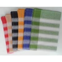 Lot de 3 torchons coton - Bleu canard - 45x70 cm | , créateur