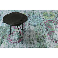 Tapis plat motif vintage effet usé multicolore rose 110x170 Focus ...