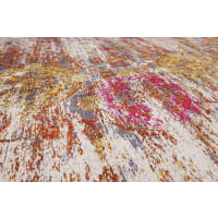 Tapis plat motif vintage effet usé multicolore rose 110x170 Focus ...