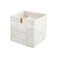 Portable - Pliage en feutre de tissu, boîte de rangement de plateau de