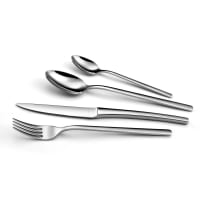 Magicpro Modern Royal Set Posate 45 Pezzi Oro, Acciaio Inox, Servizio 8 Persone, Regalo Matrimonio