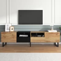 CIME Consolle Squadrino Moderna In Acciaio Nero – Soluzione Di Arredo Per Contenere Vestiti E Oggetti Con Stile – Design Essenziale E Robusto