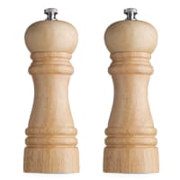 LARS NYSM Set macinini elettrici sale e pepe | Automatici con macinino in ceramica regolabile | Set per spezie elettrico ricaricabile via USB (Brick Red