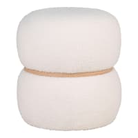 offre du jour: Pouf- repose-pieds rond | Ahla Decor: Meuble - Décoration