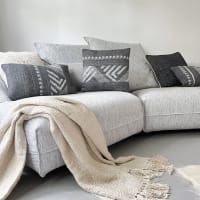 Housse de coussin en velours côtelé - Crème - Home All | H&M FR
