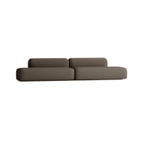 Divano Modulare 3 Posti In Tessuto Cordone Premium, Antiscivolo, Braccioli Ergonomici E Imbottitura Extra Morbida, Perfetto Per Soggiorno E Camera Da Letto – Verde