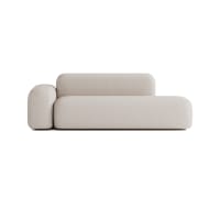 Canapé D'occasion 2/3 Places Maisons Du Monde - Gris Chiné Tissu Avec Coussins