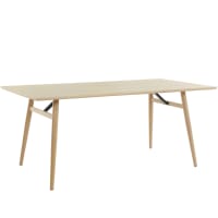 Mesa de comedor para 8 personas en efecto roble nature |200-Harris