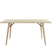 Mesa de comedor para 6 personas en efecto roble nature |160-Harris cropped-2