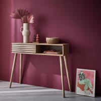 Consolle con 2 cassetti effetto legno rovere Celine | Maisons du Monde