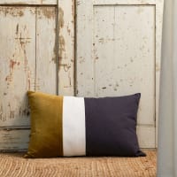 Atmosphera Coussin Enfant Dinosaure Coton Avec Pompons - 40x30 Cm - Décoration Chambre