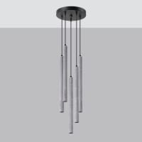 Lampada a sospensione grigio calcestruzzo-Pastelo cropped-1