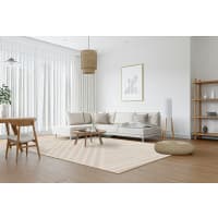 Sølmo Runner Da Tavola In Feltro 100x30 Cm – Stile Scandinavo – Colore Pietra Scura – Lavabile Con Etichetta In Pelle