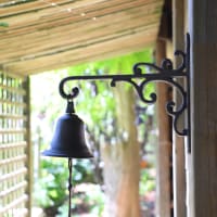 Cloche murale cloche de porte cloche fonte train décoration fer style antique