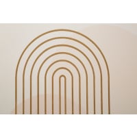 Orecchini A Disco In Rame Stratificato - DC Designs - Linee Astratte Multicolore - 10NRE