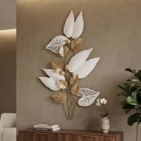 Déco à poser Coeur sur pied en métal doré H 35 cm - Atmosphera Déco à poser Coeur sur pied en métal doré H 35 cm - Atmosphera