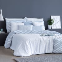 Housse de couette réversible tropical palmier 100% coton flanelle. Des