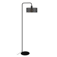Qazqa Buell Lampada Da Terra Moderna 3 Luci Nera - Attacco GU10 - Altezza Regolabile - 4