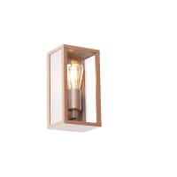 Qazqa Denmark – Lampe Sur Pied Extérieur Rustique Brun Rouille 1 Lumière IP44 – Style Industriel Pour Jardin Et Terrasse