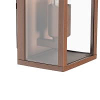 Trio Leuchten Hoosic 222260124 – Applique Da Esterno Color Ruggine, Alluminio E Acrilico, IP44, Porta E27