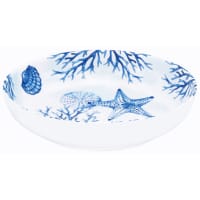 Les Jardins De La Comtesse - Assiette Creuse Idéale En Assiette à Soupe Ou Pâtes - Mélamine - Caraïbes - 19 Cm - Bleu Mer Et Poissons - Collection De Vaisselle Les Jardins De La Comtesse - Assiette Creuse Idéale En Assiette à Soupe Ou Pâtes - Mélamine - Caraïbes - 19 Cm - Bleu Mer Et Poissons - Collection De Vaisselle
