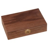 Small Foot Boîtes De Jeu De Cartes Et Dés En Bois - Ensemble 2 Jeux + 5 Dés Avec Boîte Rangement