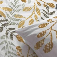 Parure De Lit 2 Places Argent – 1 Housse Couette + 2 Taies D'oreiller – Neuve