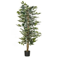 UNADRA Set Di 2 Alberi Di Cedro Artificiali Con Picchetto – 90cm, Cipressi Finti UV Resistenti Per Esterno E Interno