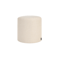 Rebecca Mobili Pouf para Habitación Infantil, Pouf de Almacenamiento, Blanco, Tela de Poliéster MDF, en Forma de Nube, con Tapa, Plegable - Medidas AxAnxFon
