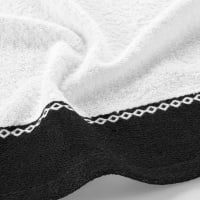 Douceur d'Intérieur 2 Tea Towels (50 x 70 cm) Menton, Cotton Woven Honeycomb Finish